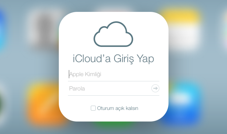 iCloud Şifre Değiştirme