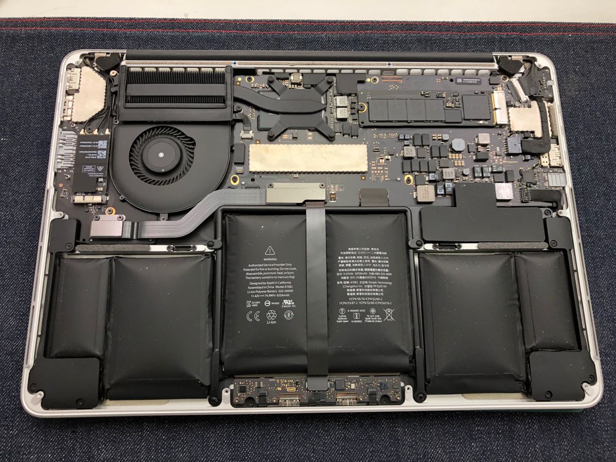 macbook pro A2338 batarya değişim